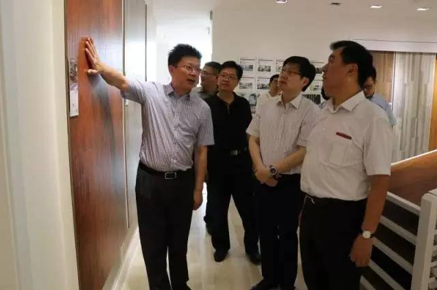 江苏省工商局杨卫东副局长来胜天国际集团调研考察